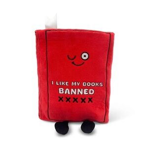 Punchkins "I Like My Books Banned" Book Plush